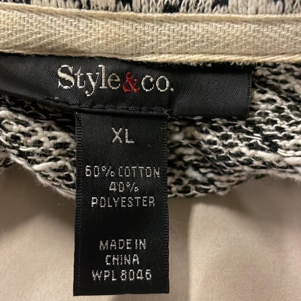 STYLE & Co zip up jacket size XL - Picture 7 of 8